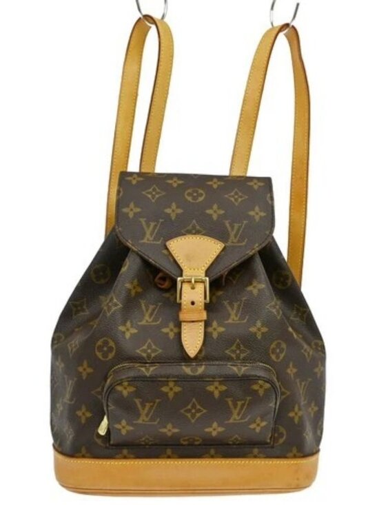 Best05 LOUIS VUITTON MONTSOURIS MM BACKPACK BAG MONOGRAM M51136 SP0060 main image 9